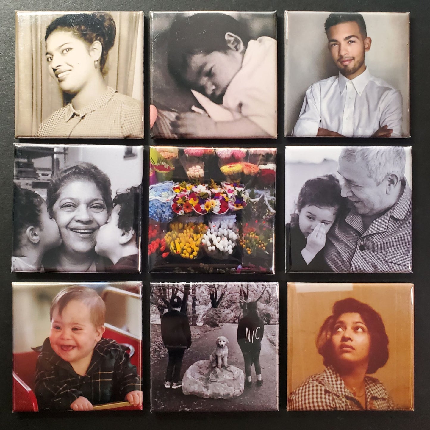 9 Photo Magnets